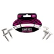 Ernie Ball 6385 Flat Ribbon Patch Kábel 15cm Fehér