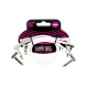 Ernie Ball 6386 Flat Ribbon Patch Kábel 30cm Fehér