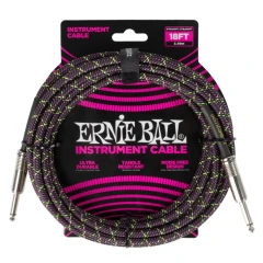 Ernie Ball 6431 Emerald Argyle Szövetkábel 5.5m