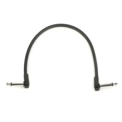 Ernie Ball 6440 Flat Patch Kábel 30cm Fekete