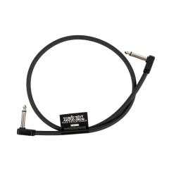 Ernie Ball 6442 Flat Patch Kábel 60cm Fekete