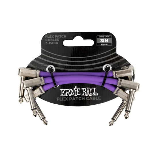 Ernie Ball 6451 Patch Kábel 7,5cm Lila