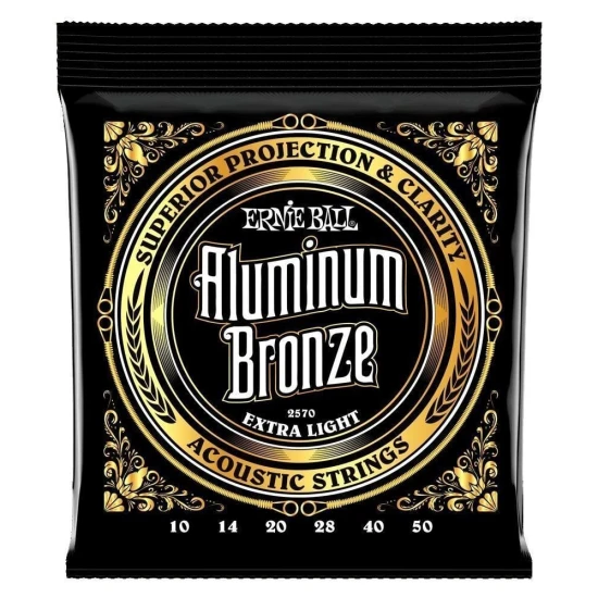 Ernie Ball 2570 Aluminum Bronz Extra Light 10-50 akusztikus húrkészlet