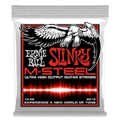 Ernie Ball 2915 M-Steel Skinny Top Heavy Bottom Slinky 10-52 húrkészlet