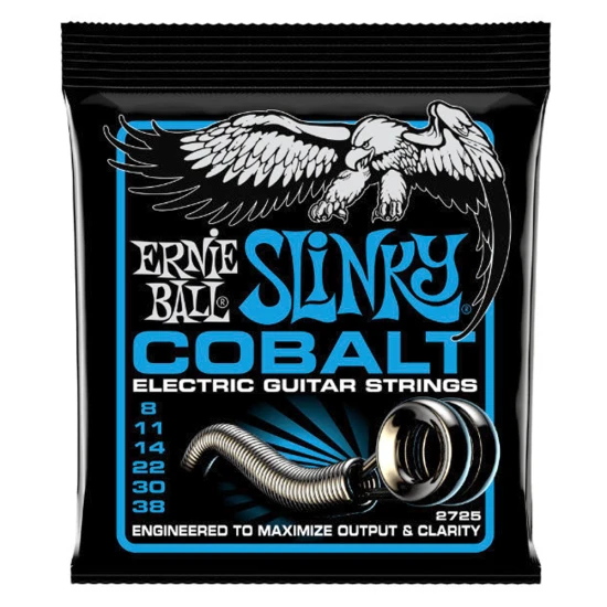 Ernie Ball 2725 Cobalt Super Slinky húrkészlet 8-38