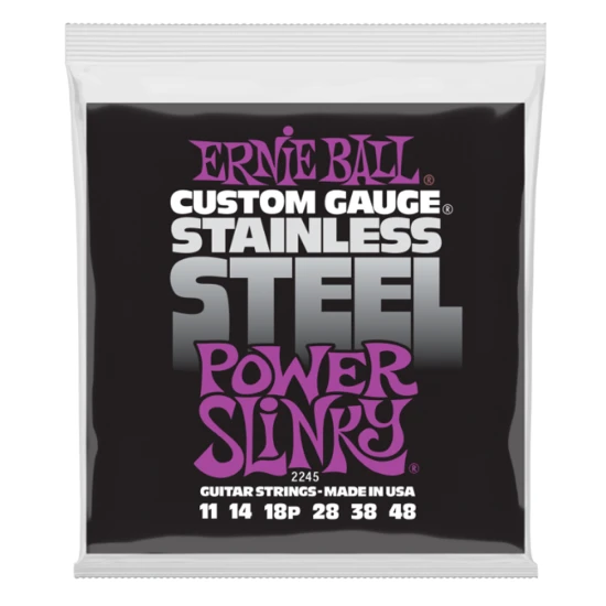 Ernie Ball 2245 Stainless Steel Power Slinky 11-48 húrkészlet