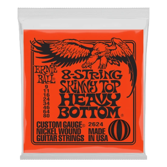 Ernie Ball 2624 Nickel Wound 8 String Slinky 9-80 8 húros húrkészlet