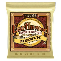 Ernie Ball 2002 Earthwood Acoustic 80/20 bronz húrkészlet 13-56