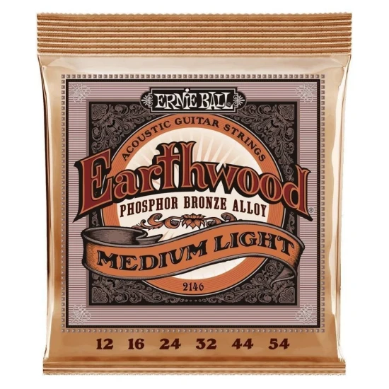 Ernie Ball 2146 Earthwood Acoustic foszfor-bronz húrkészlet 12-54