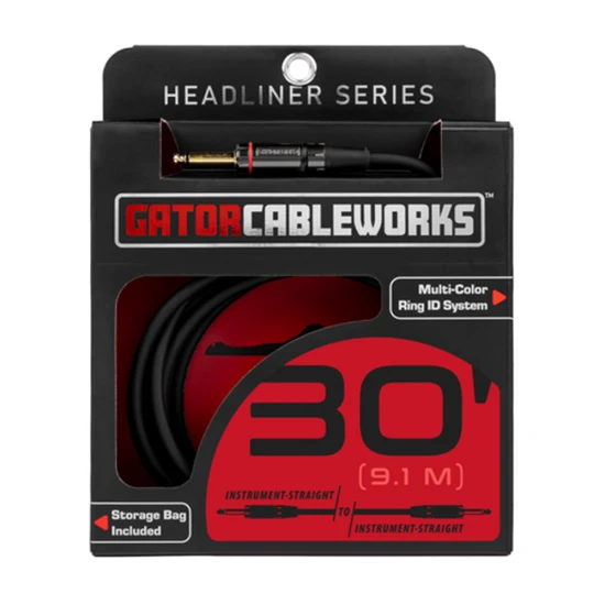Gator Cableworks GCWH-INS-30 hangszerkábel 9m