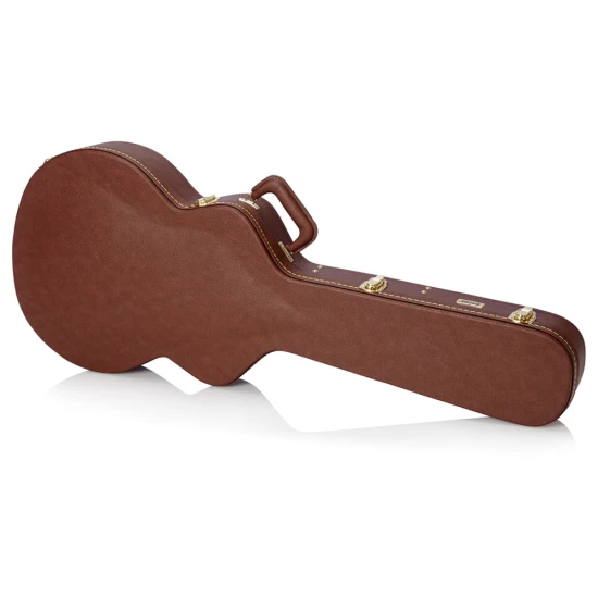 Gator GWE-335 Brown Semi-Hollow félüreges testű gitár kemény tok