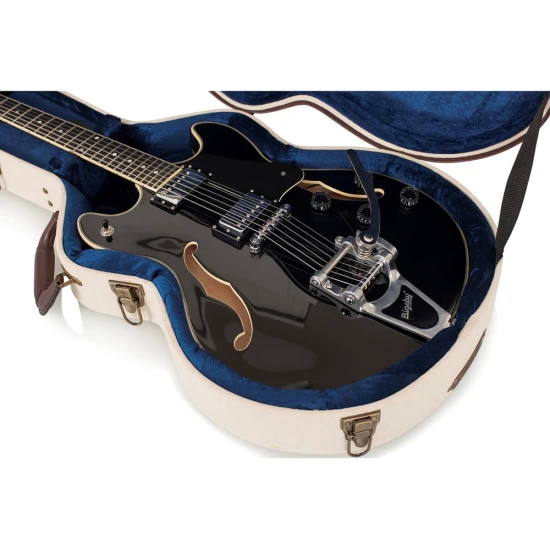 Gator GW-JM 335 Journeyman Semi-Hollow félüreges testű gitár kemény tok
