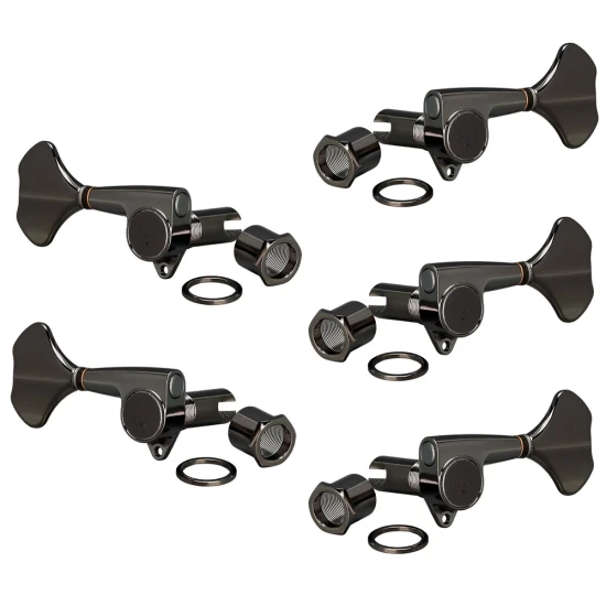 Gotoh GB707-5 3L2R Cosmo Black basszusgitár hangolókulcs