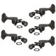 Gotoh GB707-5 3L2R Cosmo Black basszusgitár hangolókulcs