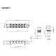 Gotoh GE103B-T-CK Tune-o-matic húrláb Cosmo Black