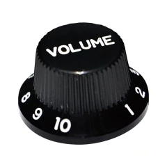 Hosco Stratocaster Inches Volume gomb - fekete
