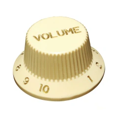 Hosco Stratocaster Inches Volume gomb - krém