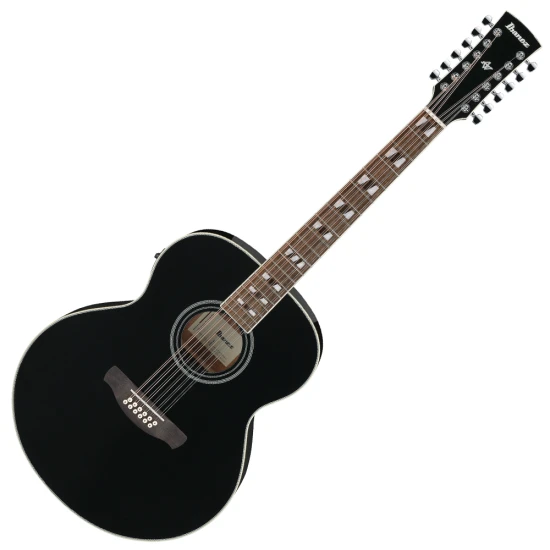 Ibanez AJ7012M1E-BK 12 húros elektro-akusztikus gitár