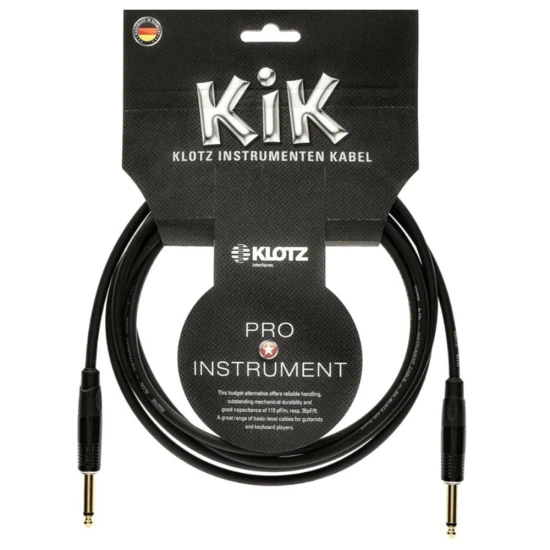 Klotz KIKKG4,5PPSW JACK-JACK hangszerkábel 4,5 m
