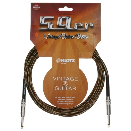 Klotz VIN-0600 Vintage hangszerkábel 6m
