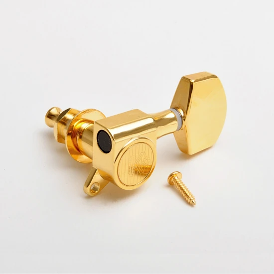 Kluson Roundback 3+3 arany kulcskészlet German nagy gombokkal