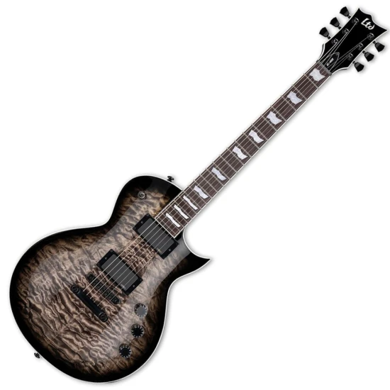 LTD EC-400 QM See Thru Black Sunburst