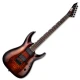 LTD MH-200HT QM Dark Brown Sunburst