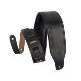 Levys M26PD-BLK Top Grain bőr gitárheveder fekete