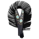 Levys MG317BOI-BLK Crazy Horse Outlaw bőr gitárheveder