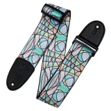 Levys MP3SG-007 Stained Glass Pasztell textil gitárheveder