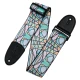 Levys MP3SG-007 Stained Glass Pasztell textil gitárheveder