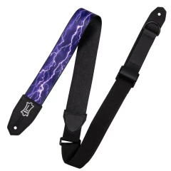 Levys MPRH-18 Poly Right Height Lightning Textil gitár heveder
