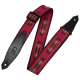 Levys MSSN80-RED Tribal Rhythms Red Arrow Textil gitárheveder