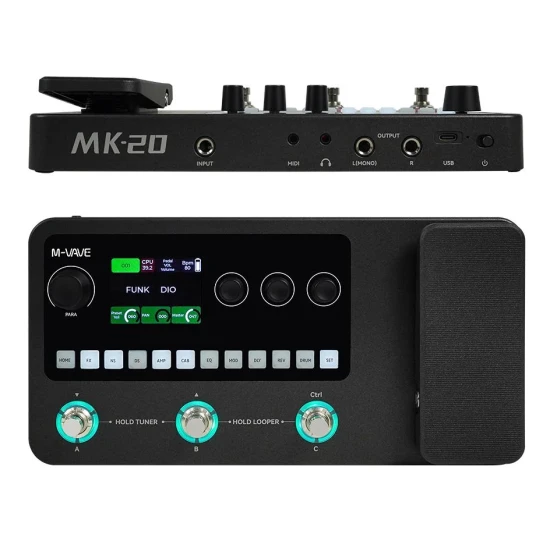M-VAVE MK-20 Black multieffekt