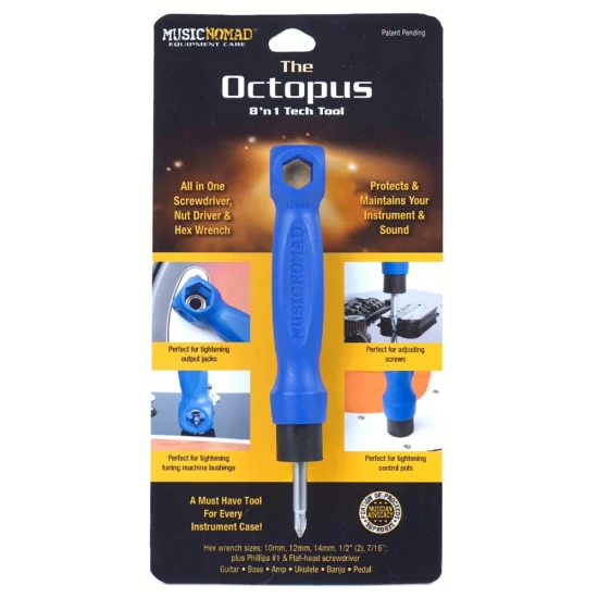 MusicNomad MN227 The Octopus 8-In-1 Tech Tool