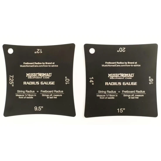 MusicNomad MN603 Precision Radius Gauge Set