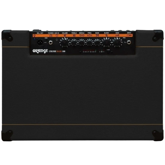 Orange Crush Bass 100 Black basszuskombó