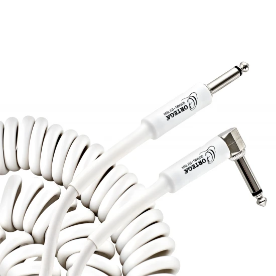 Ortega Retro Series ORCCI-30WH hangszerkábel 9m