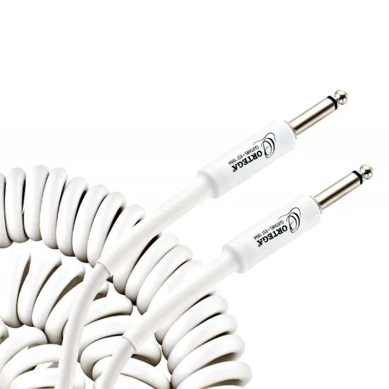 Ortega Retro Series ORCCIS-30WH hangszerkábel 9m