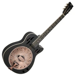 Ortega RRG40CE-DBK Americana Series rezonátor gitár