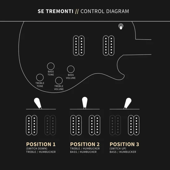 PRS SE Mark Tremonti Charcoal Burst