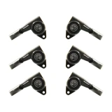 Planet Waves by D'addario PWAT-332L  auto-trim 3+3 fekete gitárhangoló kulcskészlet