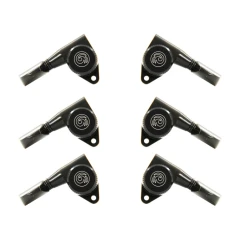 Planet Waves by D'addario PWAT-332L  auto-trim 3+3 fekete gitárhangoló kulcskészlet