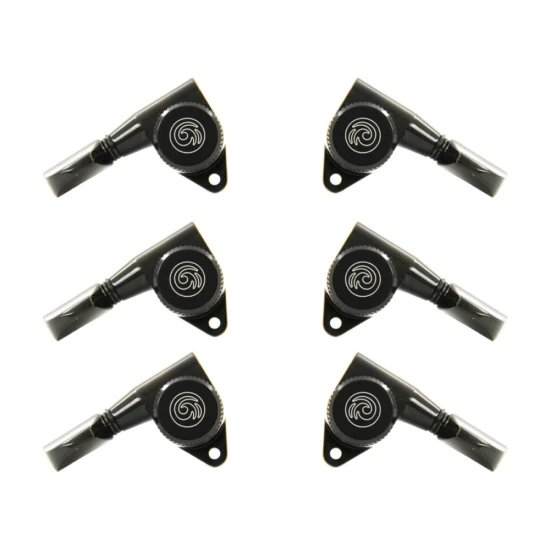 Planet Waves by D'addario PWAT-332L  auto-trim 3+3 fekete gitárhangoló kulcskészlet