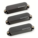 Seymour Duncan AS-1s Blackouts Strat Set - Black