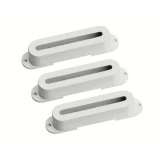 Seymour Duncan Pickup Cover Set for Hot Stack Strat - White with Logo