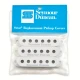 Seymour Duncan Pickup Cover Set for Strat - White with Logo