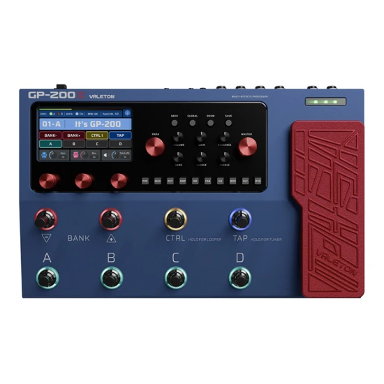 Valeton GP-200X 10. Évfordulós limitált multi-effekt processzor pedál