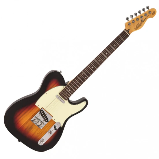 Vintage V20SB Coaster 3-Tone sunburst elektromos gitár