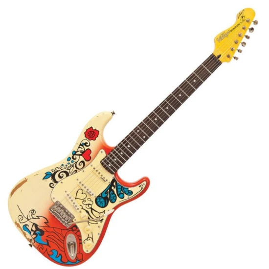 Vintage V6MRHDX Thomas Blug Summer Of Love elektromos gitár